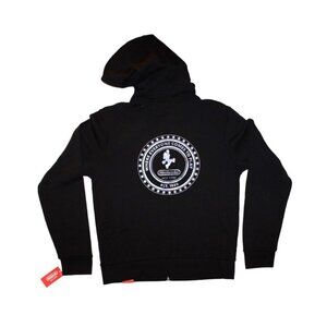 NWT Nintendo New York 1889 Mario Black Fleece Hoodie XL Sweatshirt Video Game